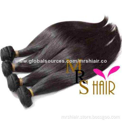 18-inch Double-drawn Straight Brazilian Virgin Hair Extensions